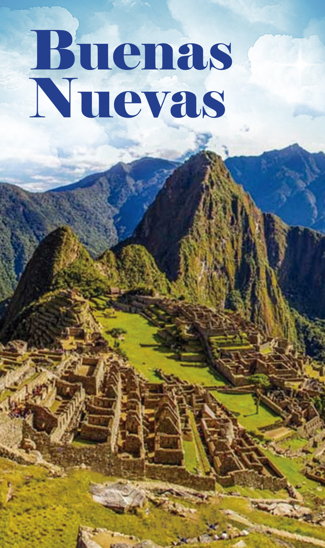 Portada del folleto Buenas Nuevas